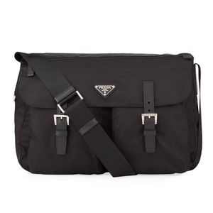 Vintage authentic Prada nylon shoulder bag